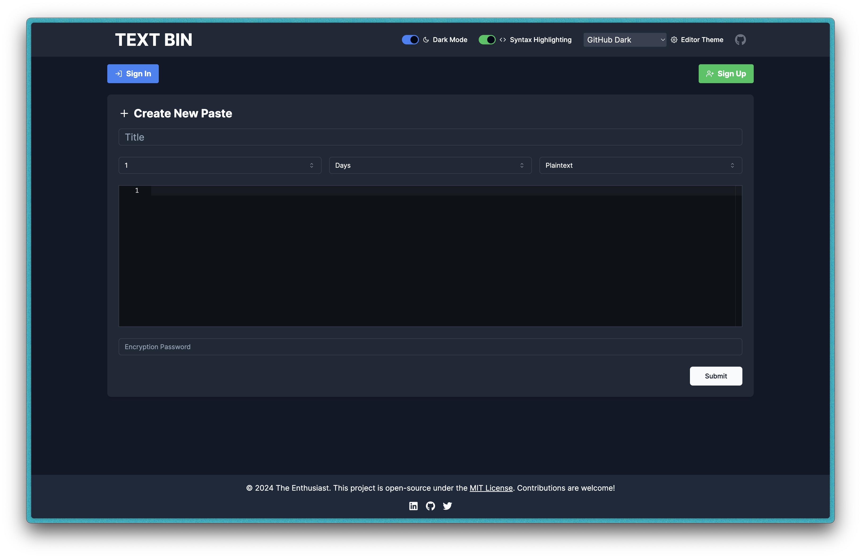 Bollo de texto - Alternativa de código abierto al pastebin media 2