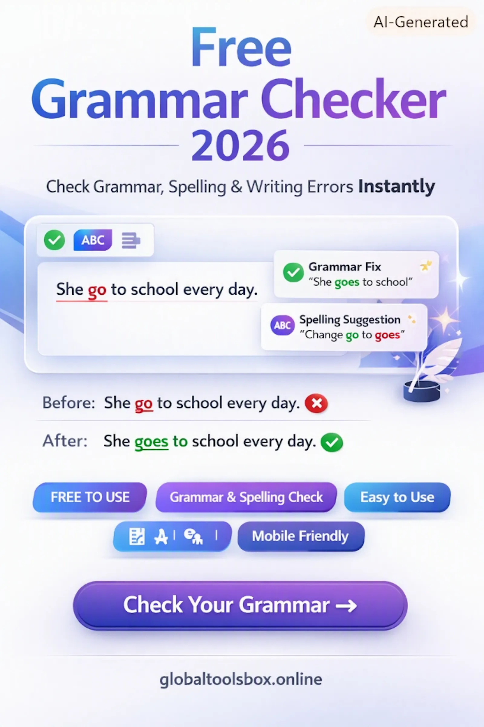 Free AI Grammar Checker screenshot 5