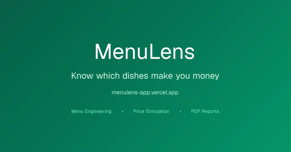 MenuLens gallery image