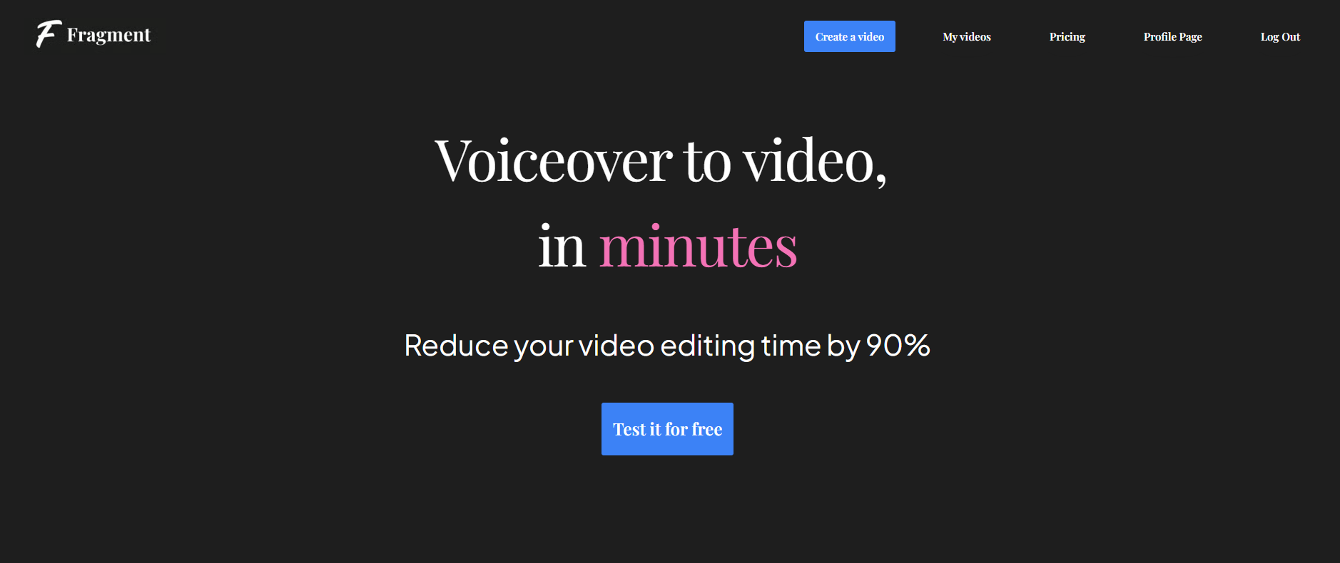 Fragment - Main product screenshot demonstrating key features and user interface