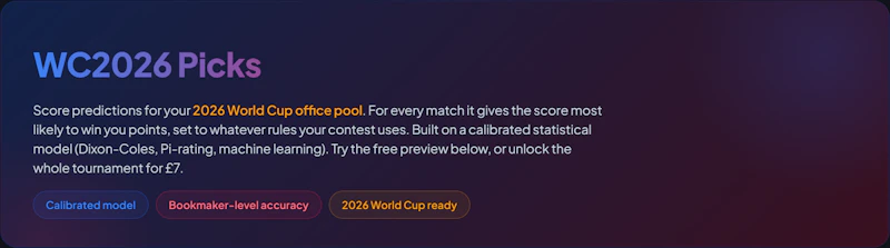 WC26 Picks screenshot 1
