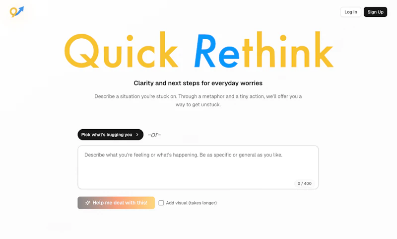 Quick Rethink screenshot 1