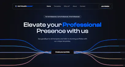 Portfolioo Builder gallery image