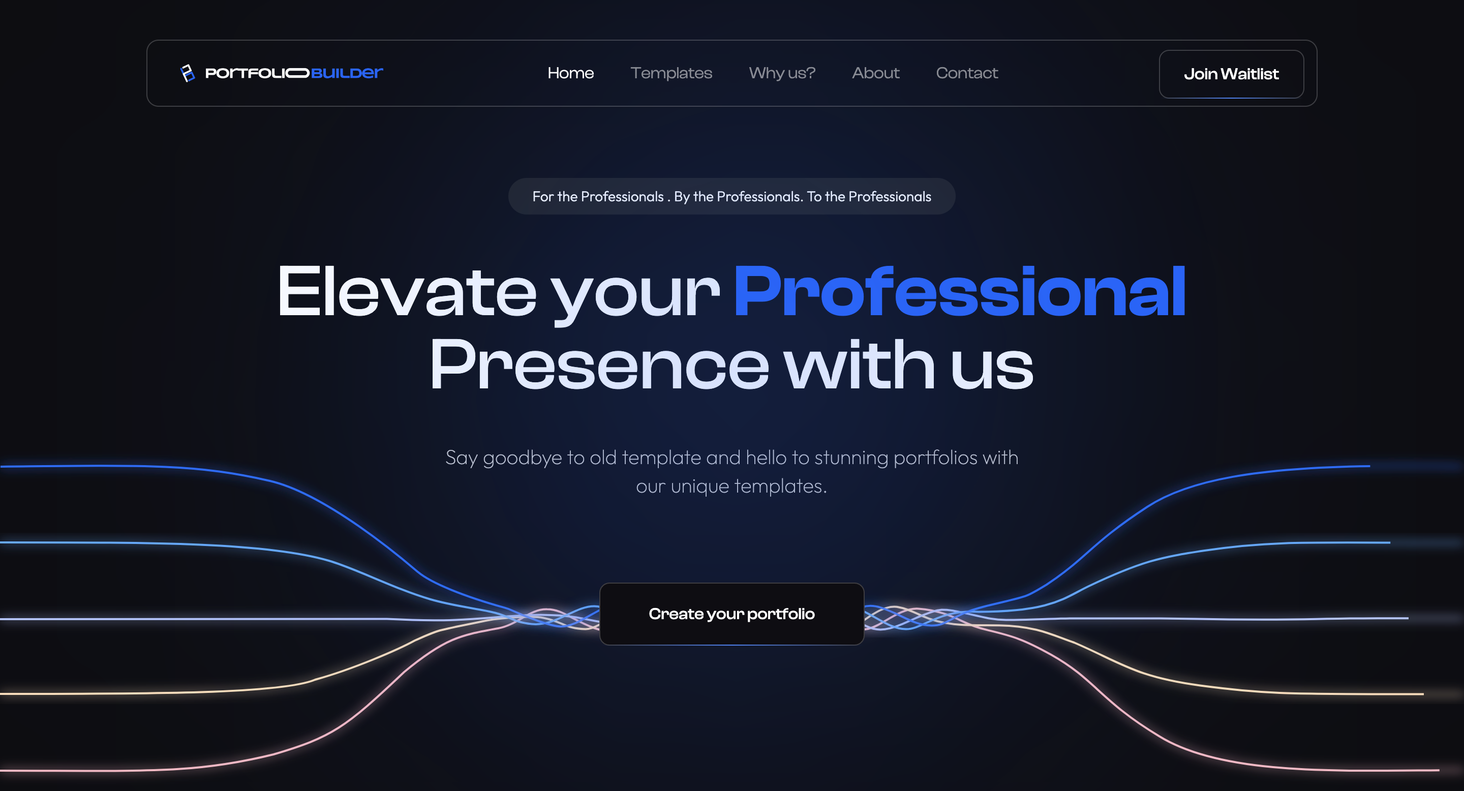 Portfolio Builder - Cambia il modello del tuo portfolio come il tuo abbigliamento media 2