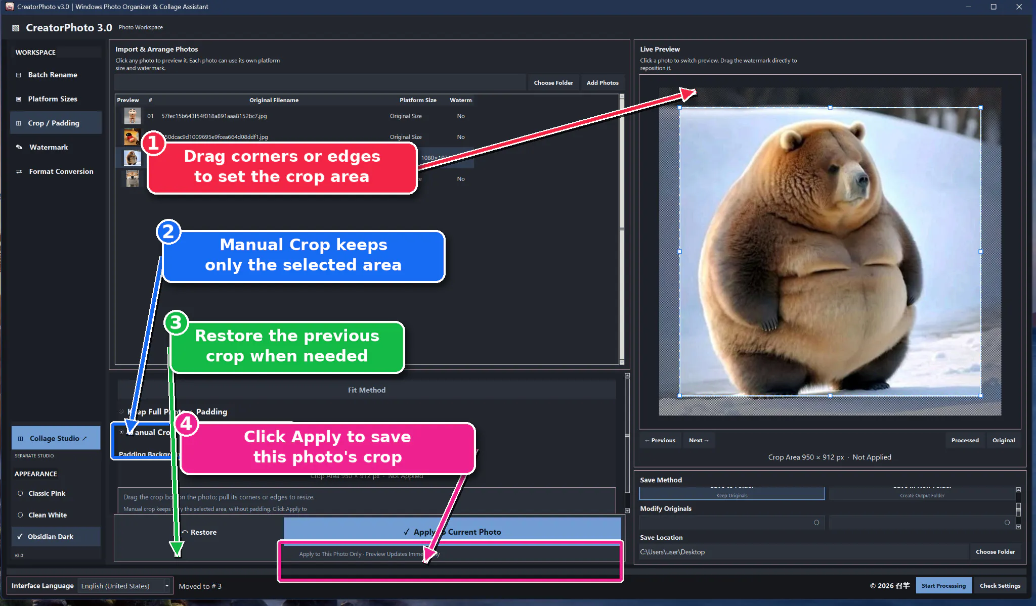 CreatorPhoto 3.0 gallery image