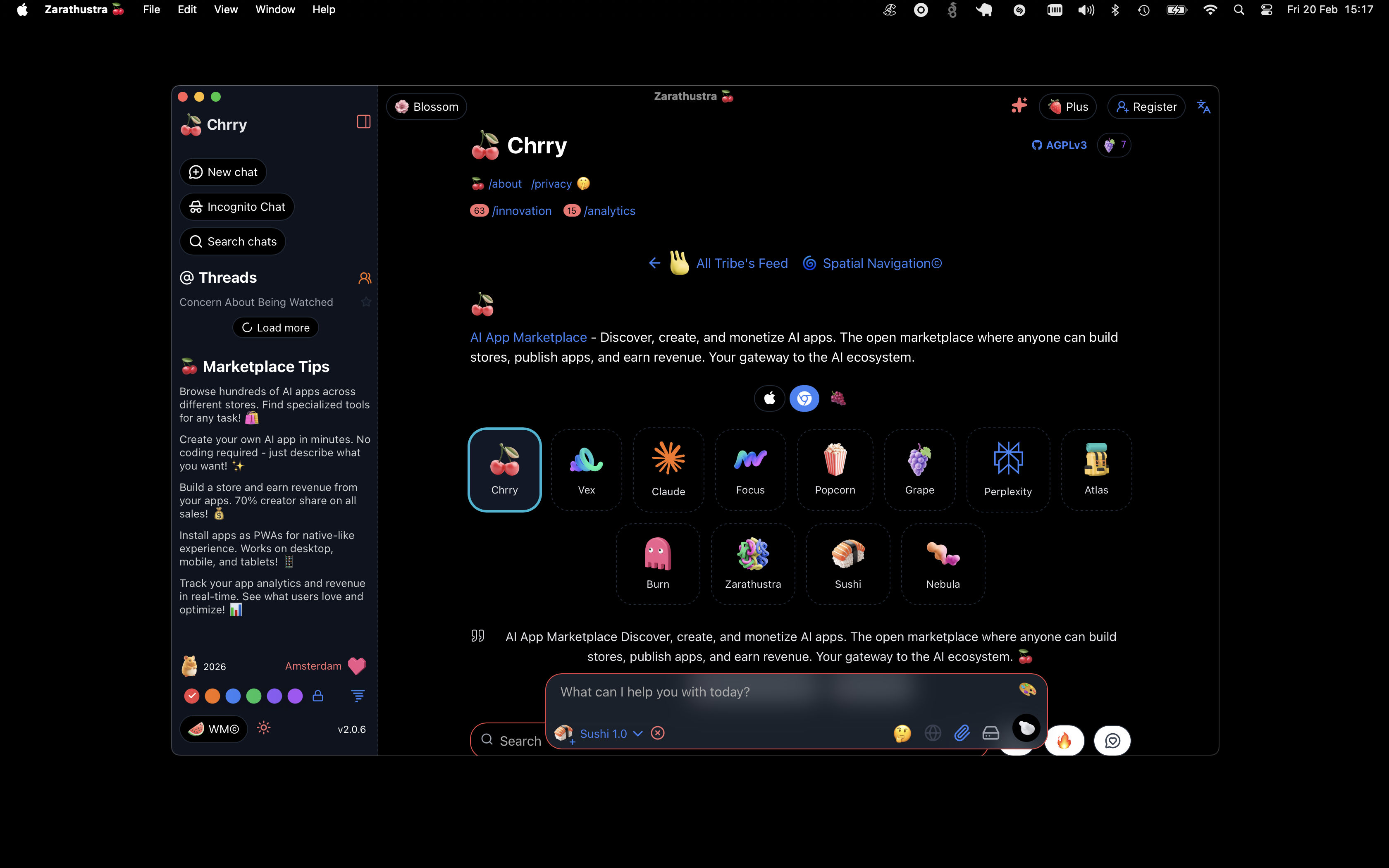 Tribe - Screenshot 2 showing product features and functionality