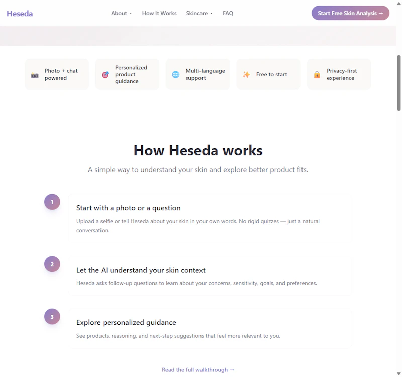 Heseda AI screenshot 1