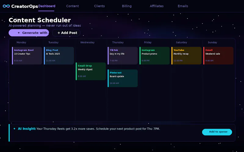 CreatorOps screenshot 1