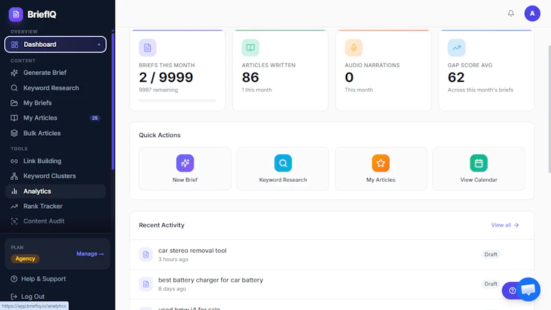 BriefIQ — Stop Guessing. Start Ranking. screenshot 5