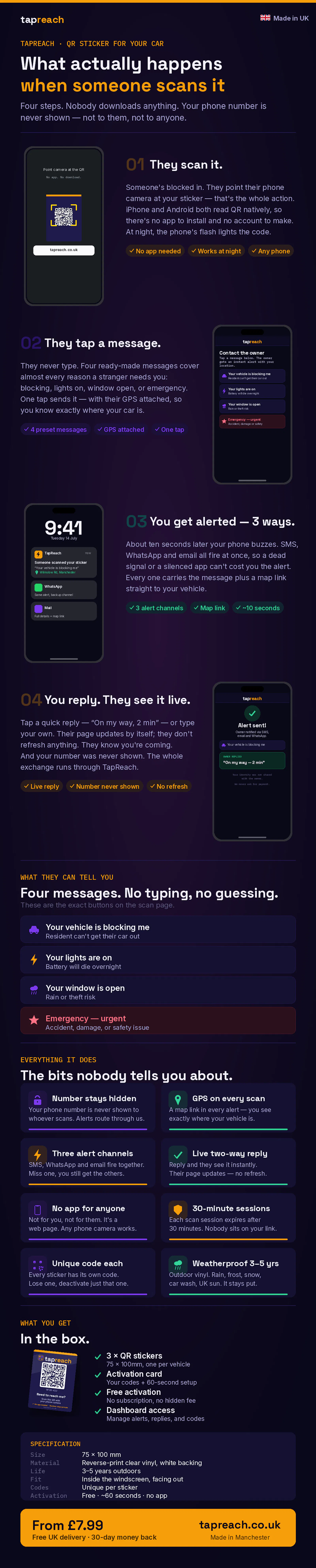 TapReach screenshot 2