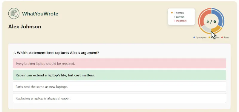WhatYouWrote screenshot 6