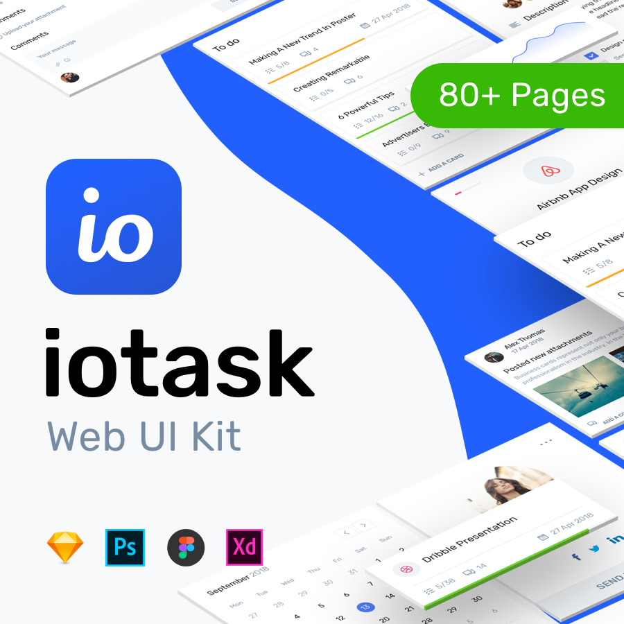 IOTask - Project Management UI kit