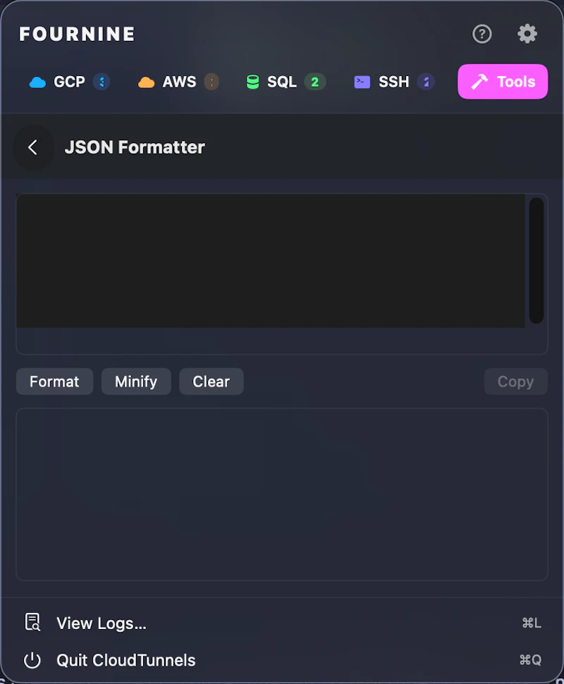 CloudTunnels-One menu bar. Every tunnel. screenshot 3
