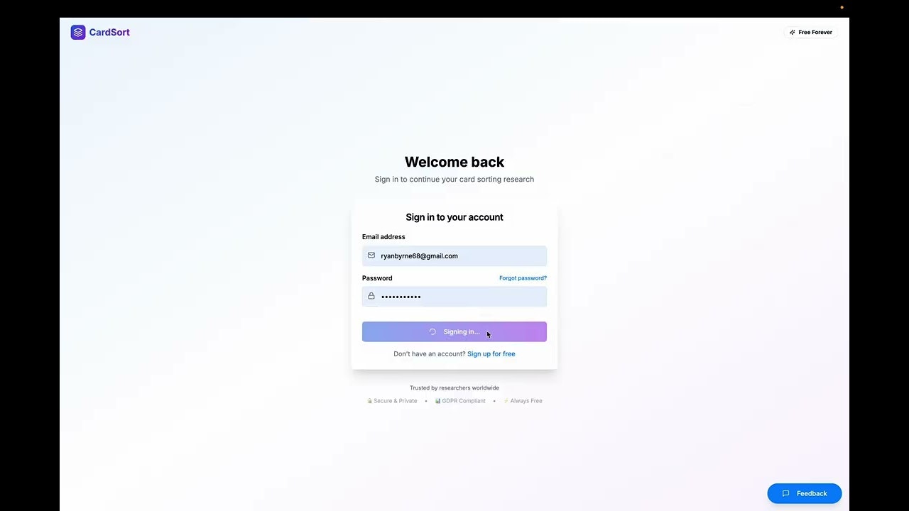 Gamified AI Powered Card Sorting for UX gallery image
