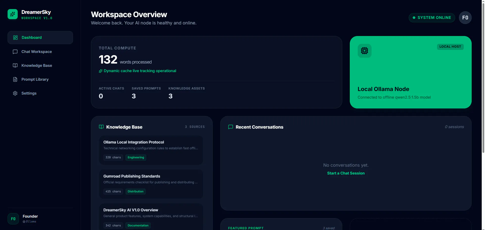 DreamerSky AI Workspace gallery image