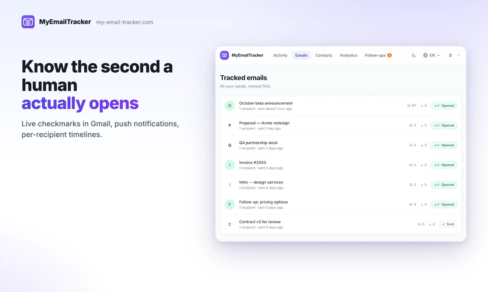 My Email Tracker (GDPR-ready) screenshot 5