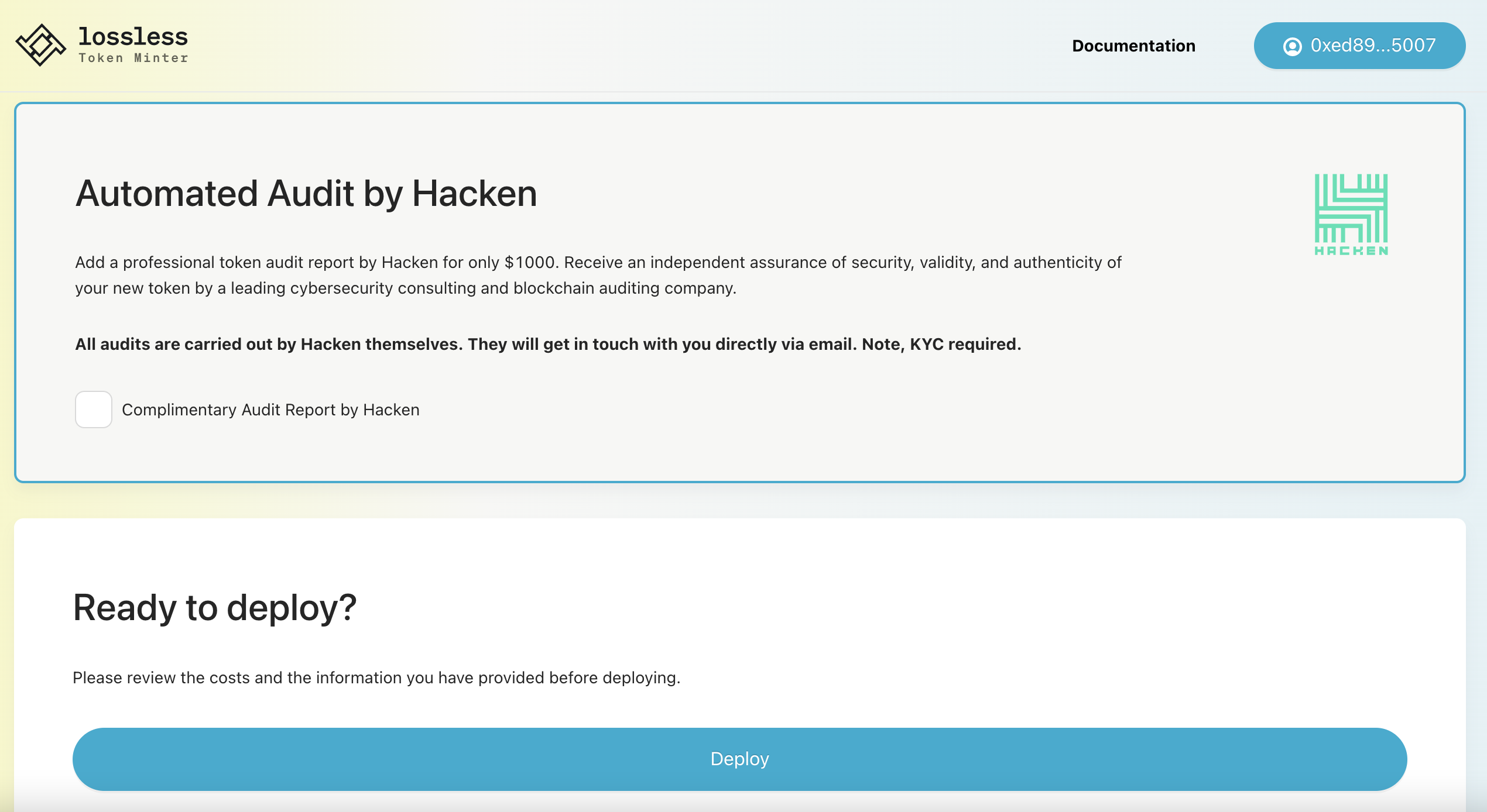 Token Minter gallery image