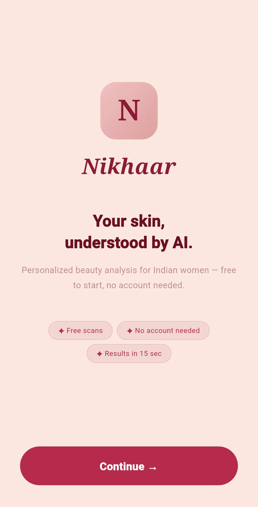 Nikhaar AI: Beauty Scanner gallery image