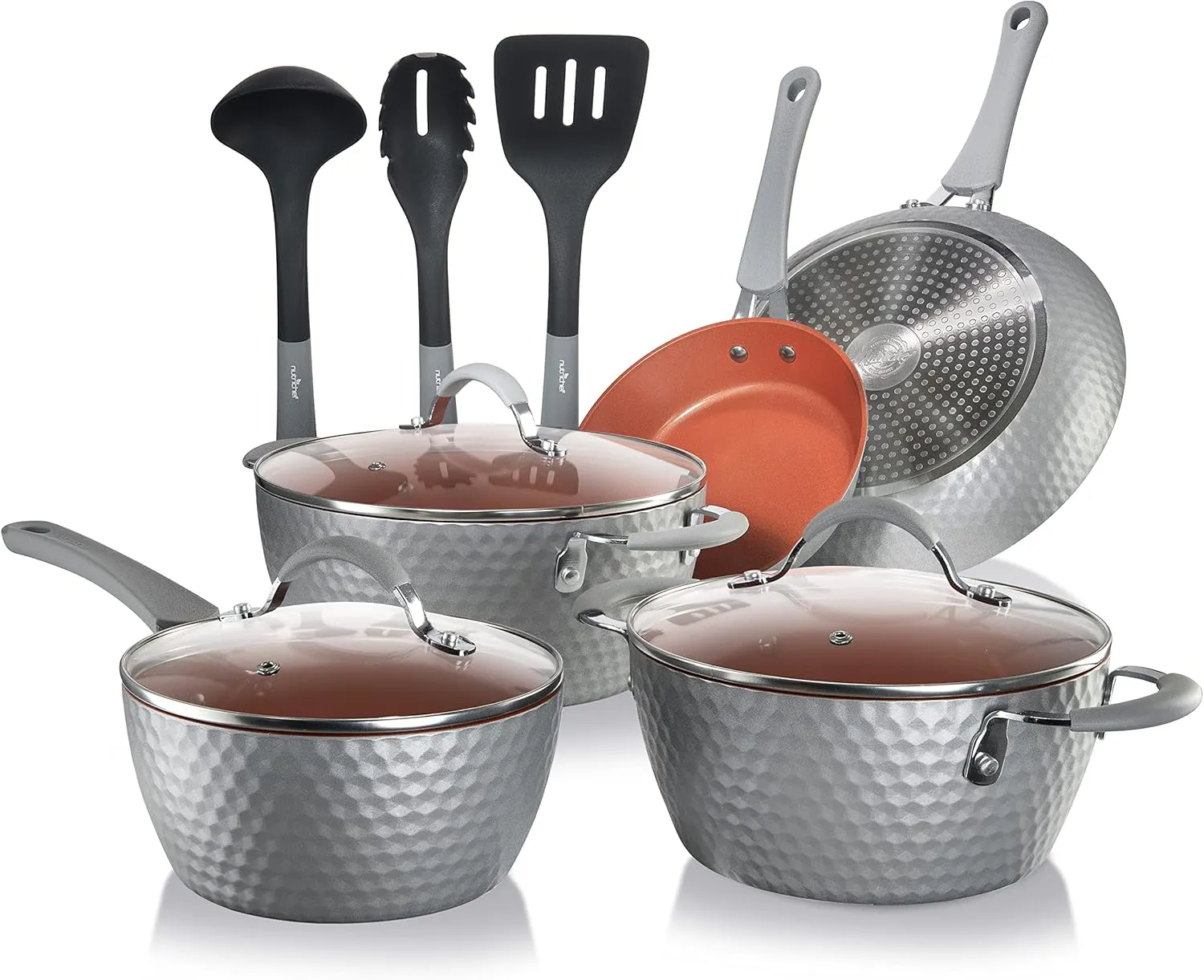 NutriChef 11-Piece Cookware