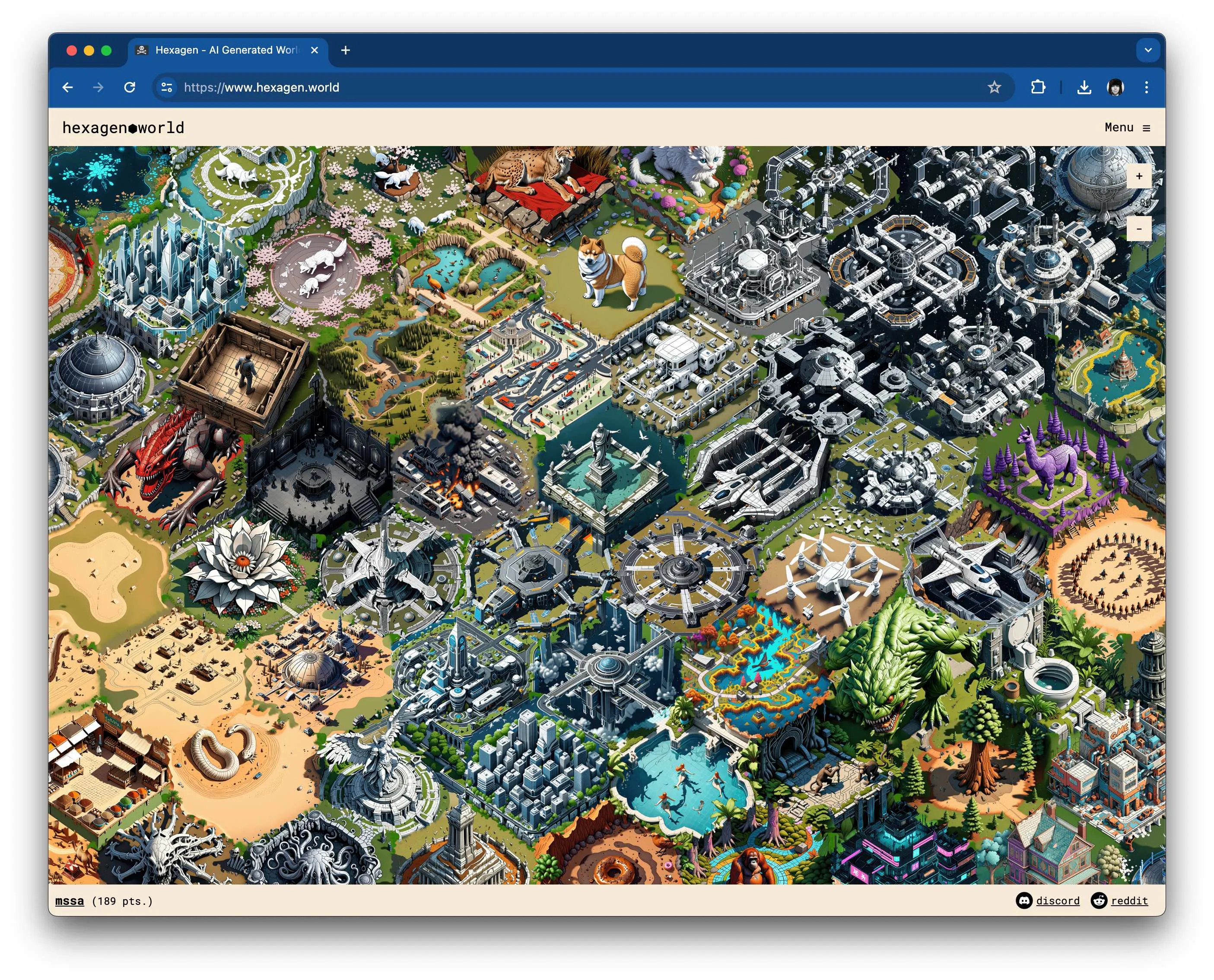 Collectively AI Generated Game World gallery image