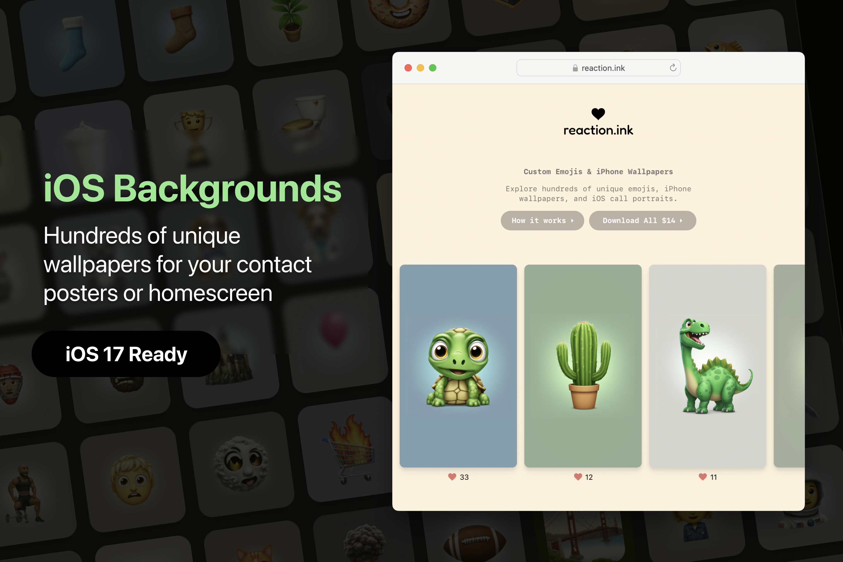 Mídia 5 de Emojis de reação