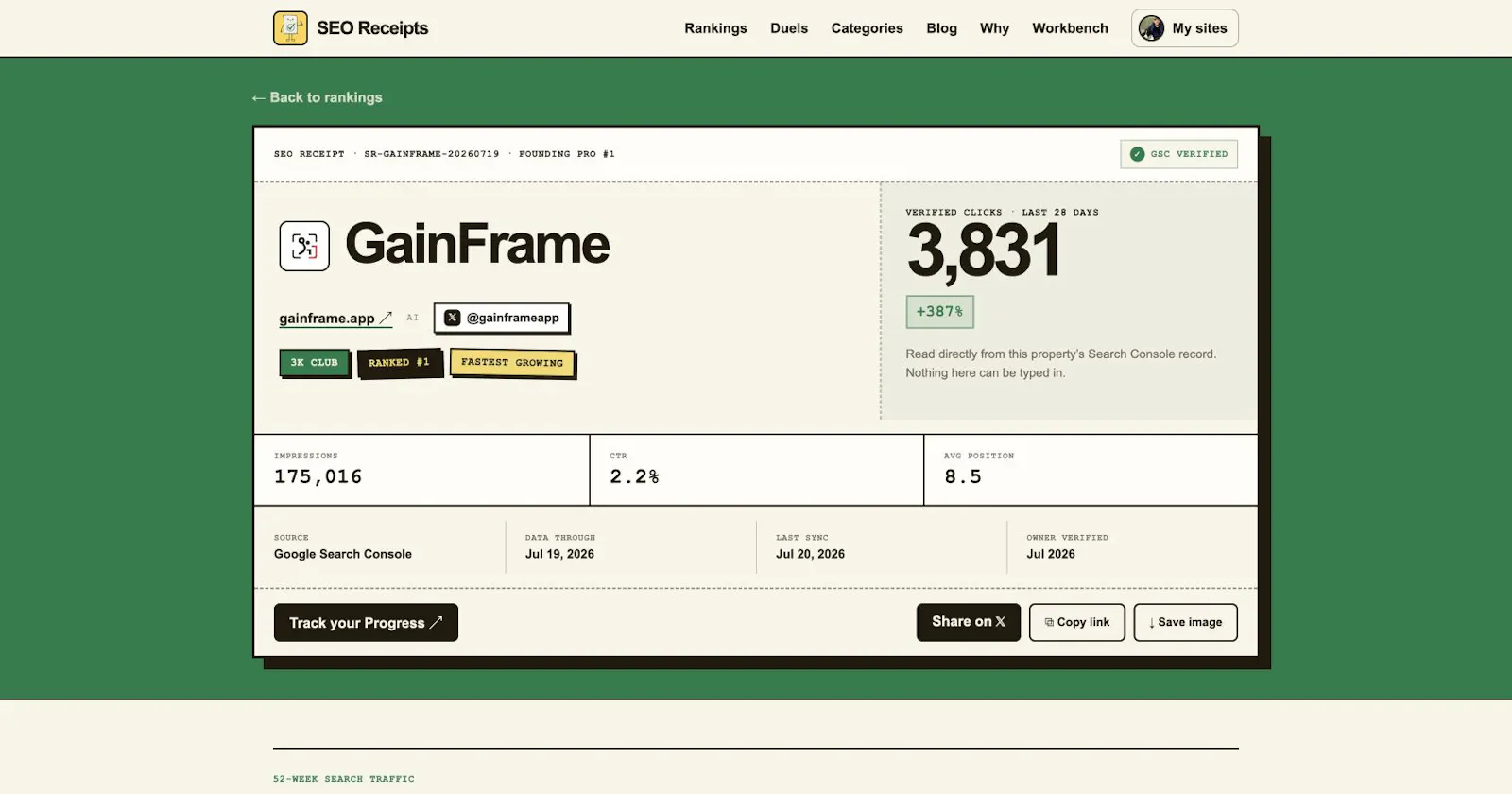 SEO Receipts screenshot 4