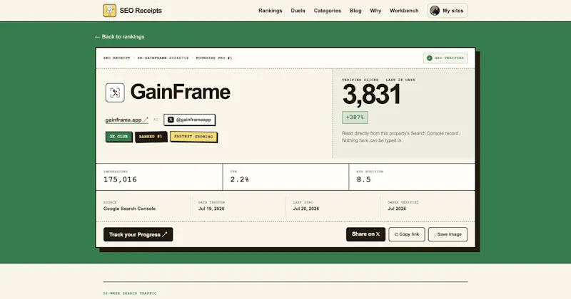 SEO Receipts screenshot 4