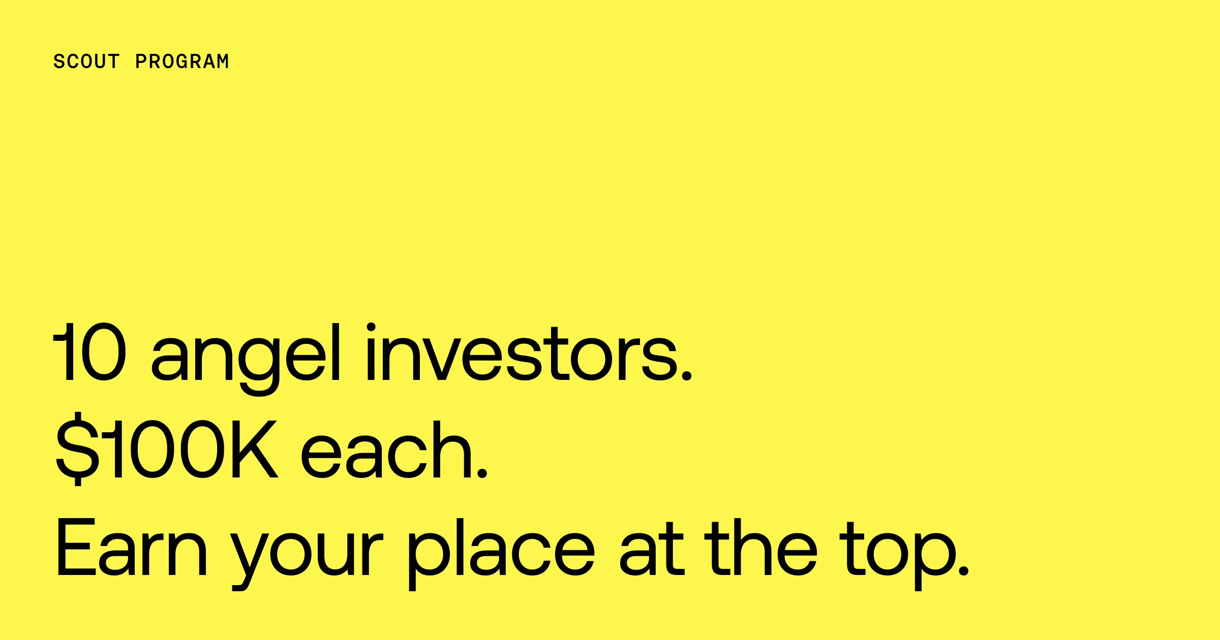 Scout Program - Screenshot 2 showing product features and functionality