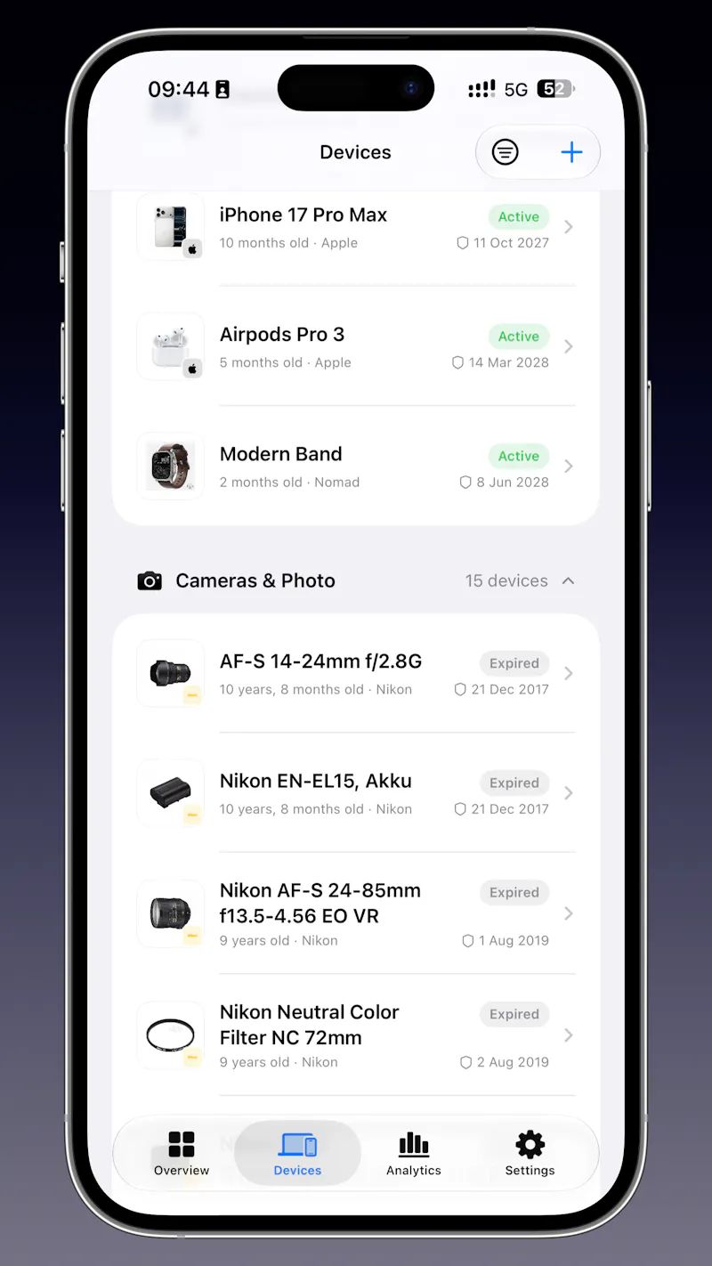 GearMate screenshot 1