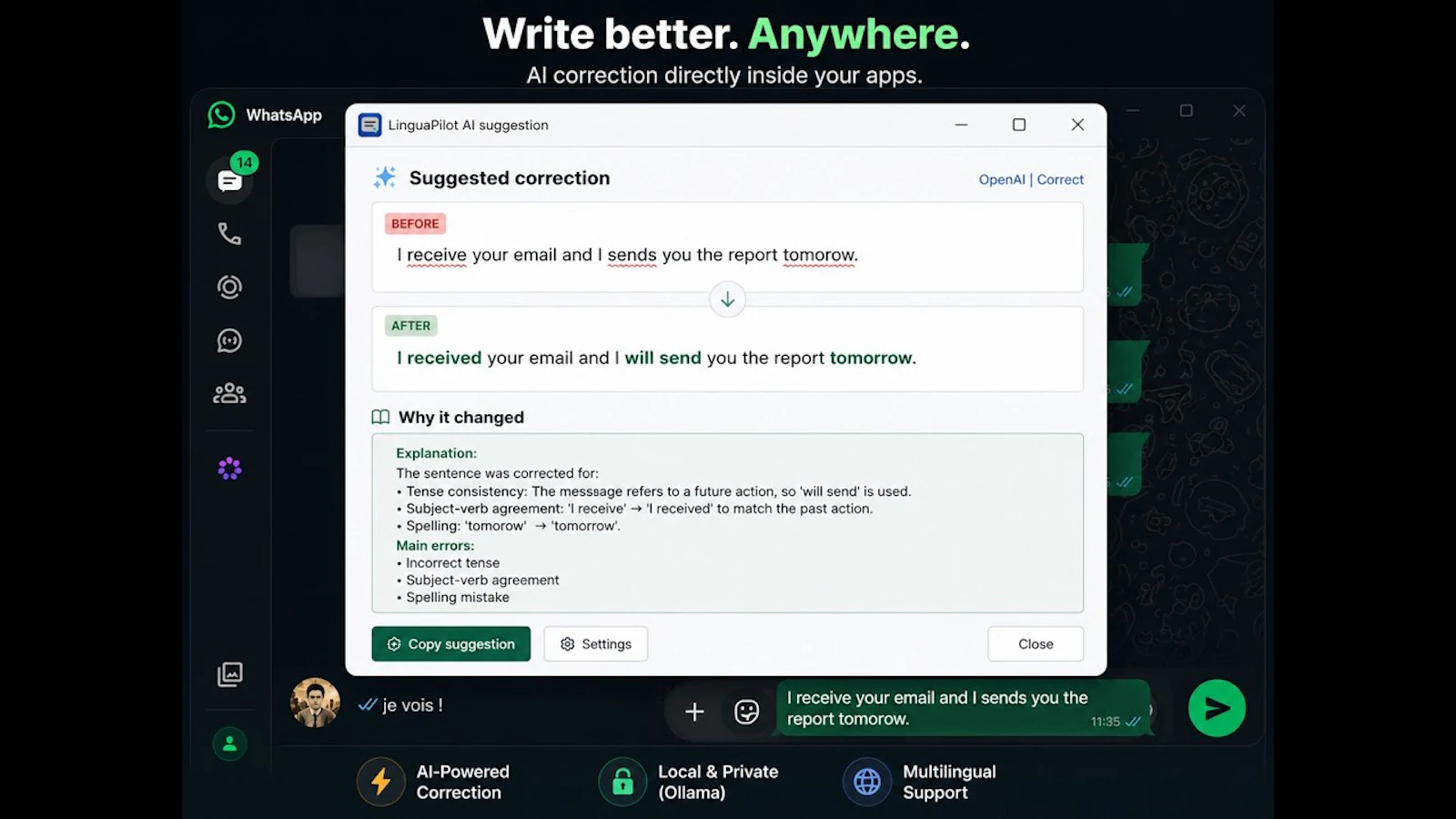 LinguaPilot AI screenshot 1 (video preview)