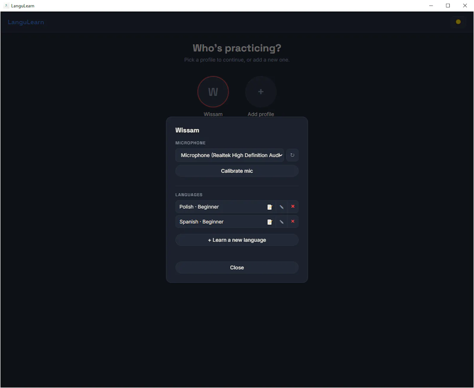 LanguLearn screenshot 3