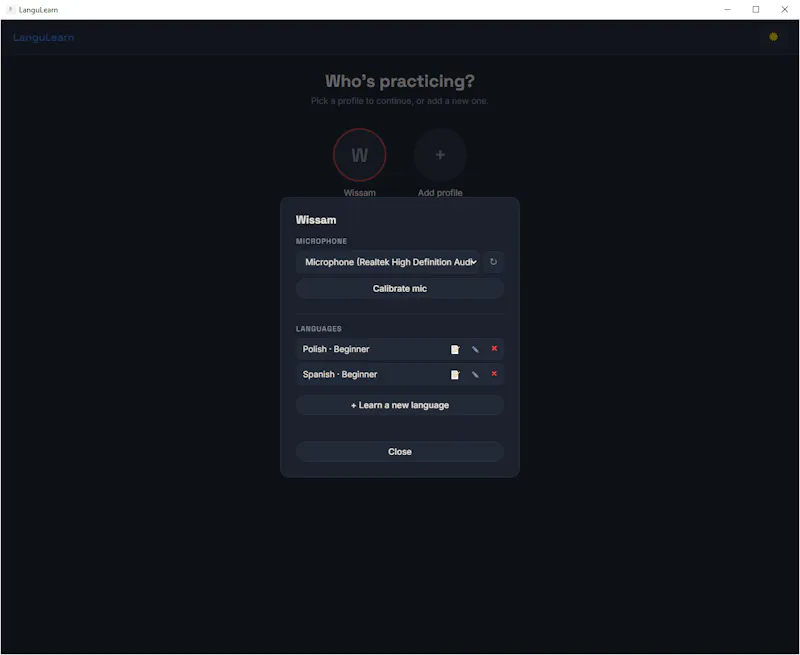 LanguLearn screenshot 3
