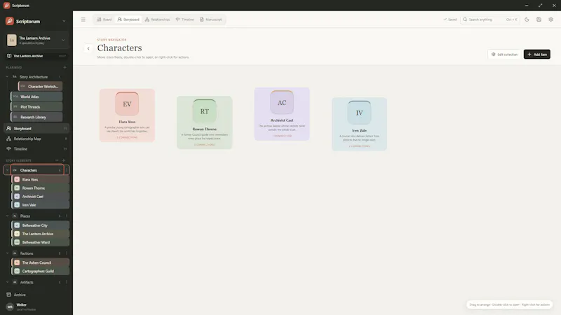 Scriptorum screenshot 2