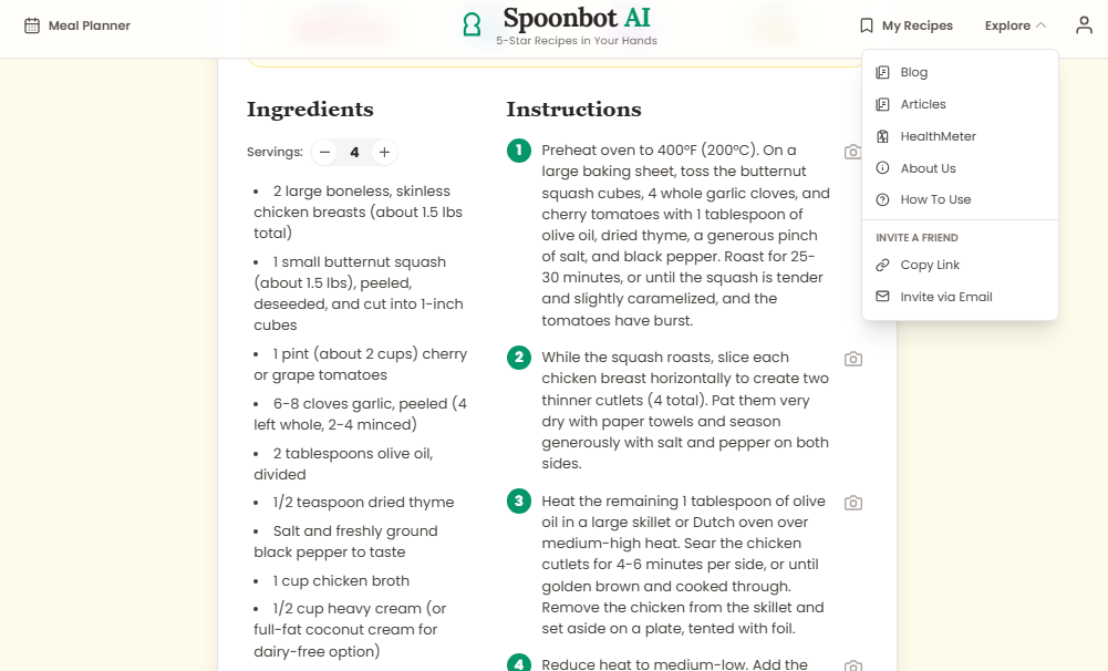 Spoonai - AI Food and Health Companion media 2