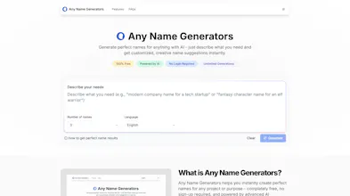 Any Name Generators gallery image