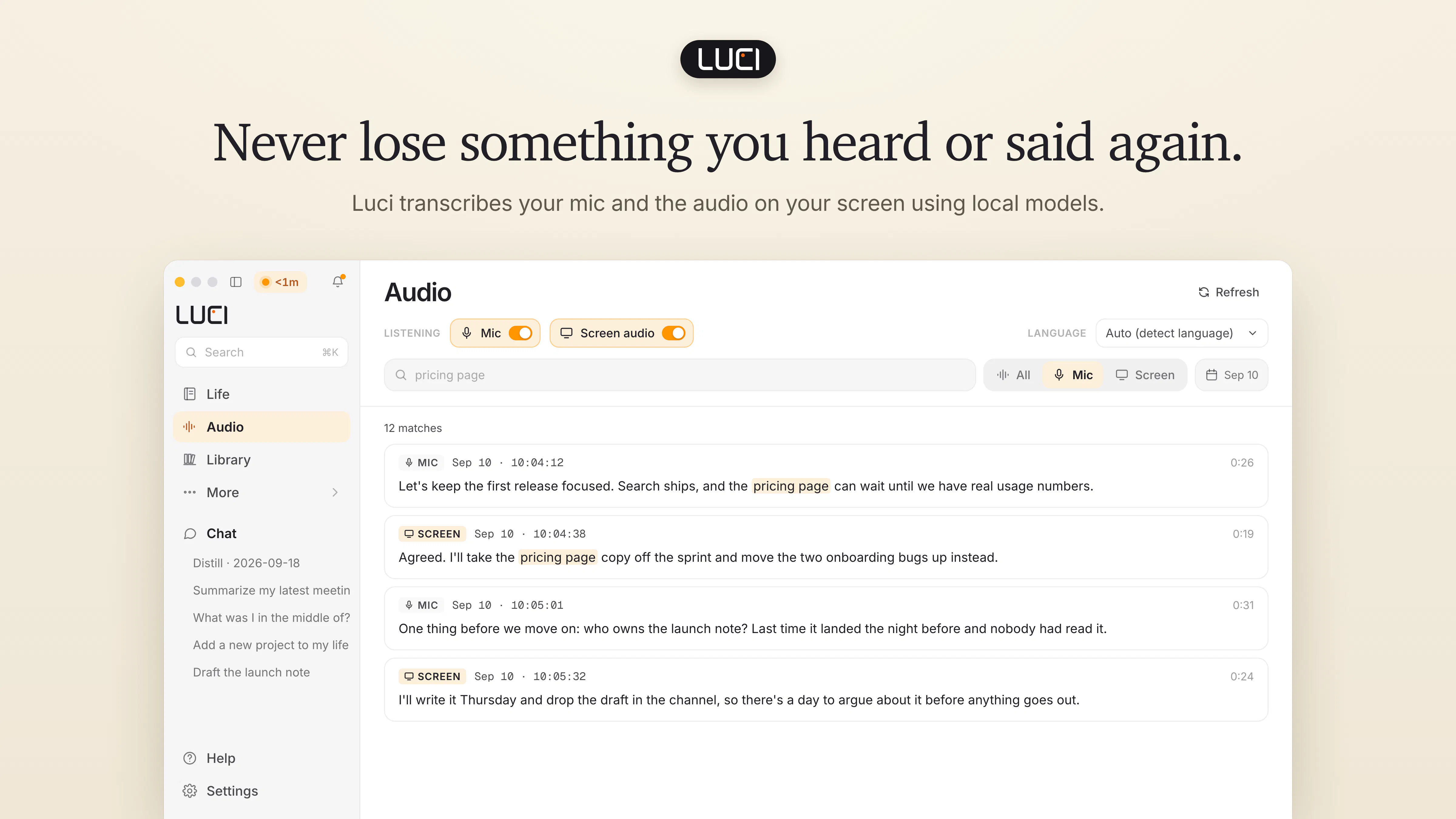 LUCI Desktop gallery image