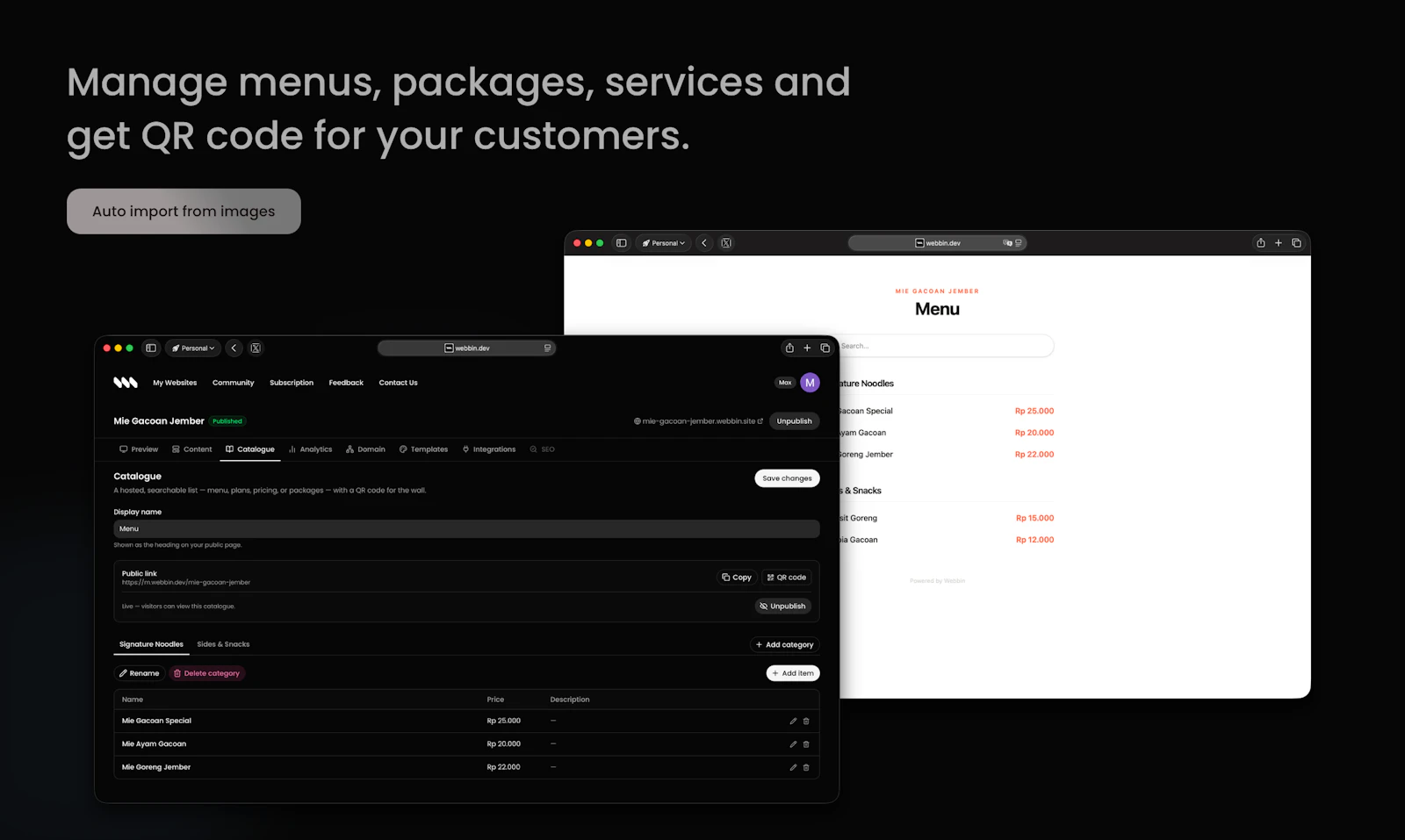 Webbin screenshot 3