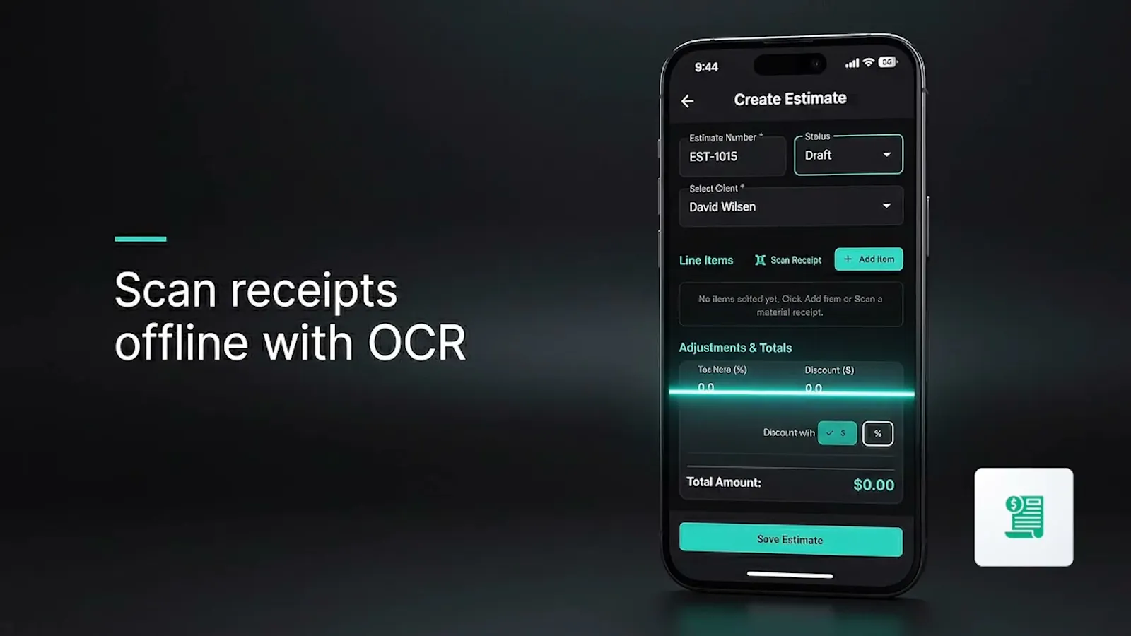 Invoice & Estimate Maker App screenshot 1 (video preview)