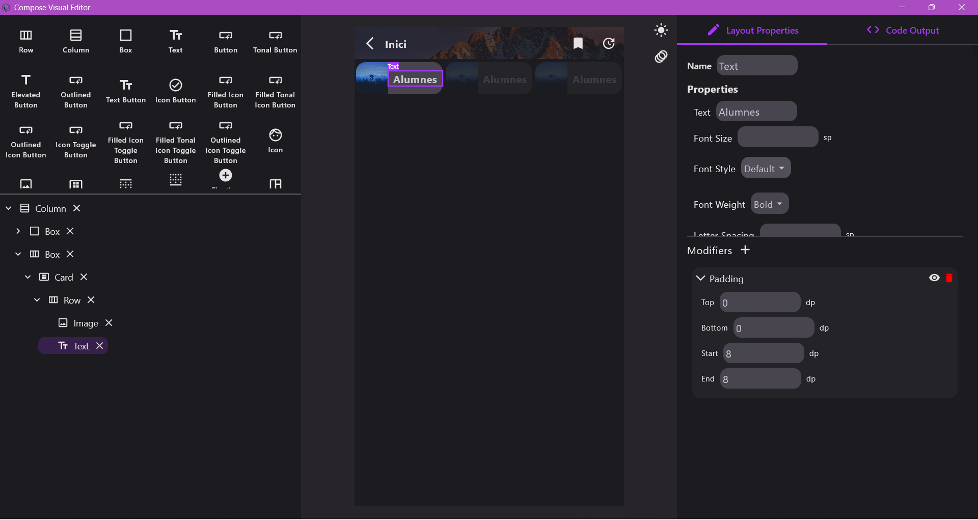 Compose Visual Editor gallery image