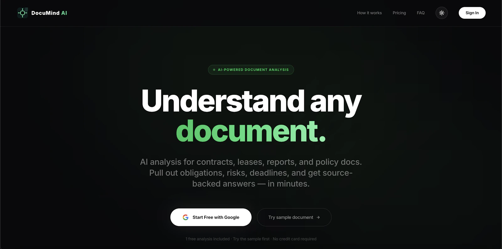 DocuMindAI screenshot 1