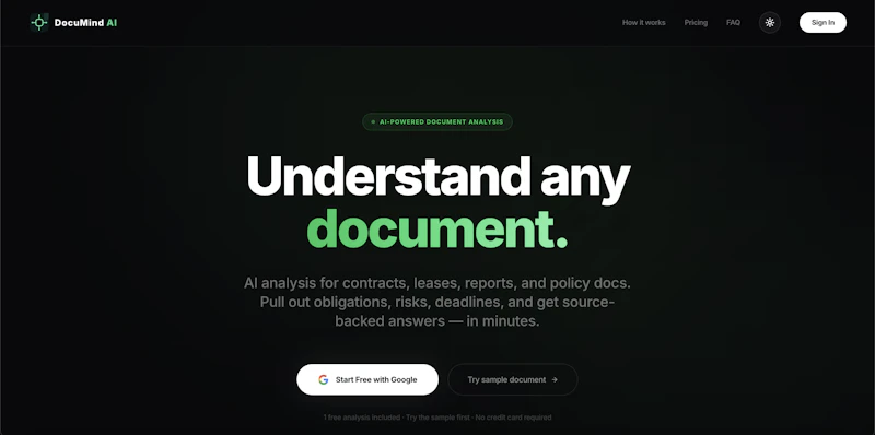 DocuMindAI screenshot 1