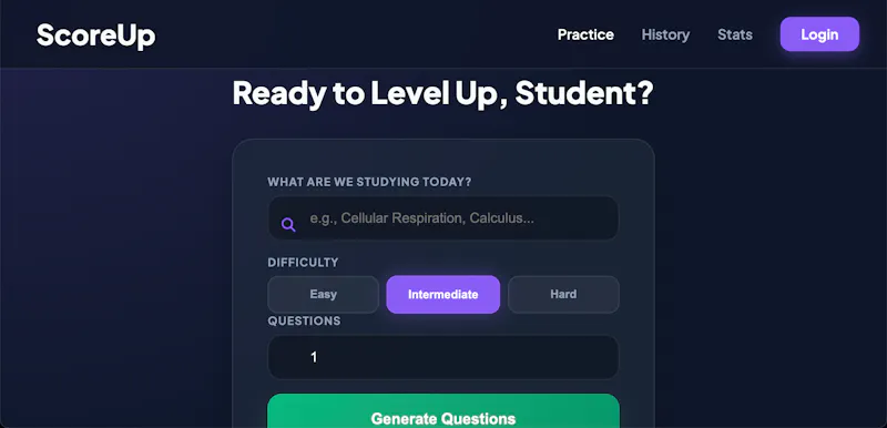 ScoreUp screenshot 1