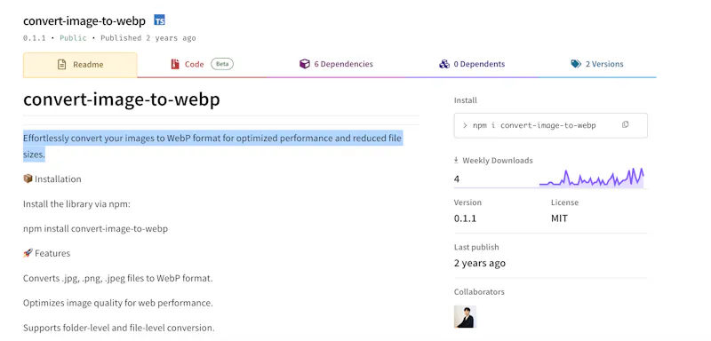 convert-image-to-webp screenshot 1