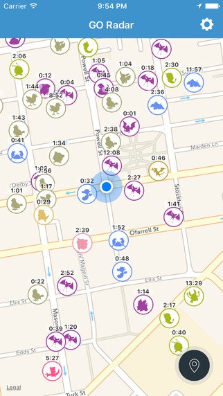 Working Live Map for Pokémon GO - NO login or Scrape! gallery image