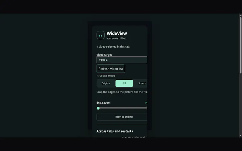 WideView screenshot 1