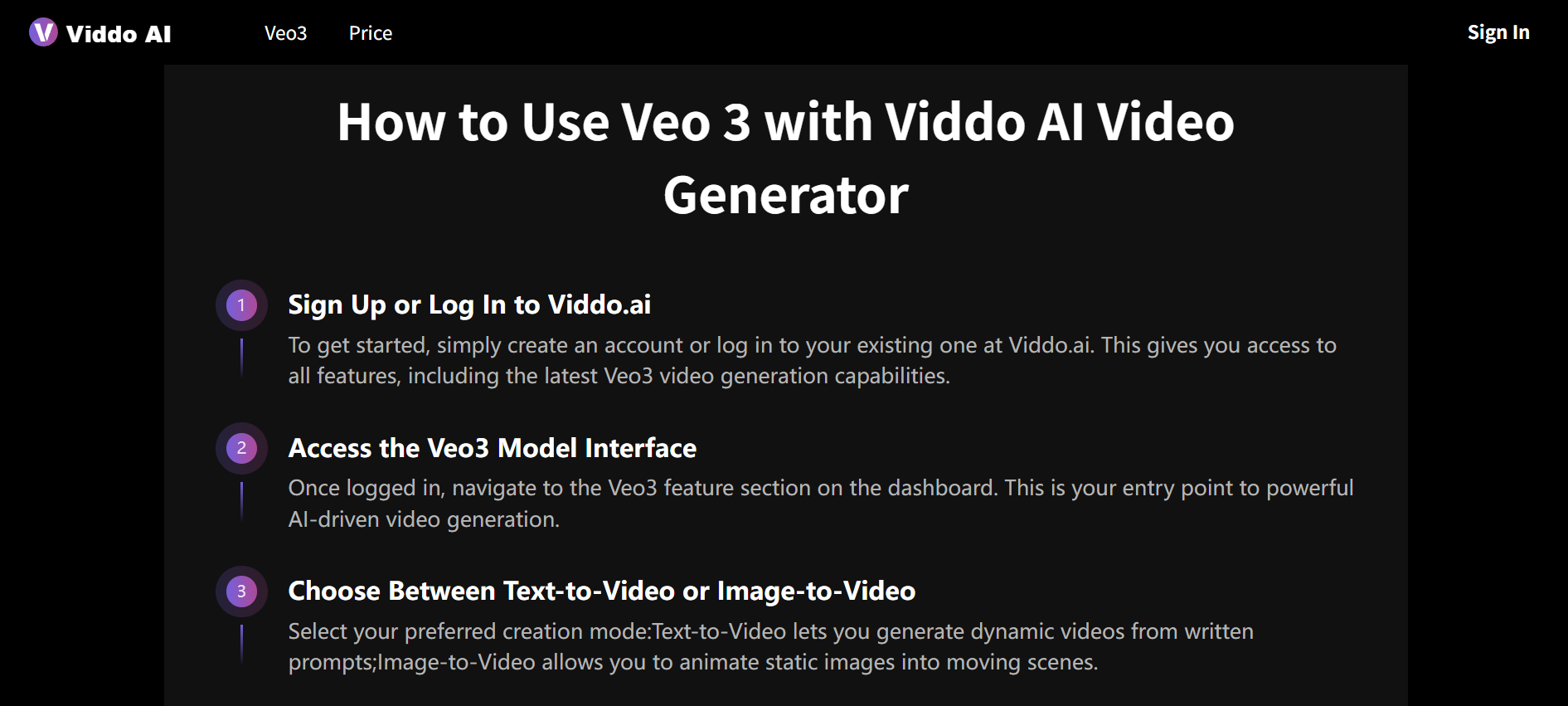 Vidyado Video Generator - AI Video Generator van Veo3, Runway, Kling, Hailuo, enzovoort media 4