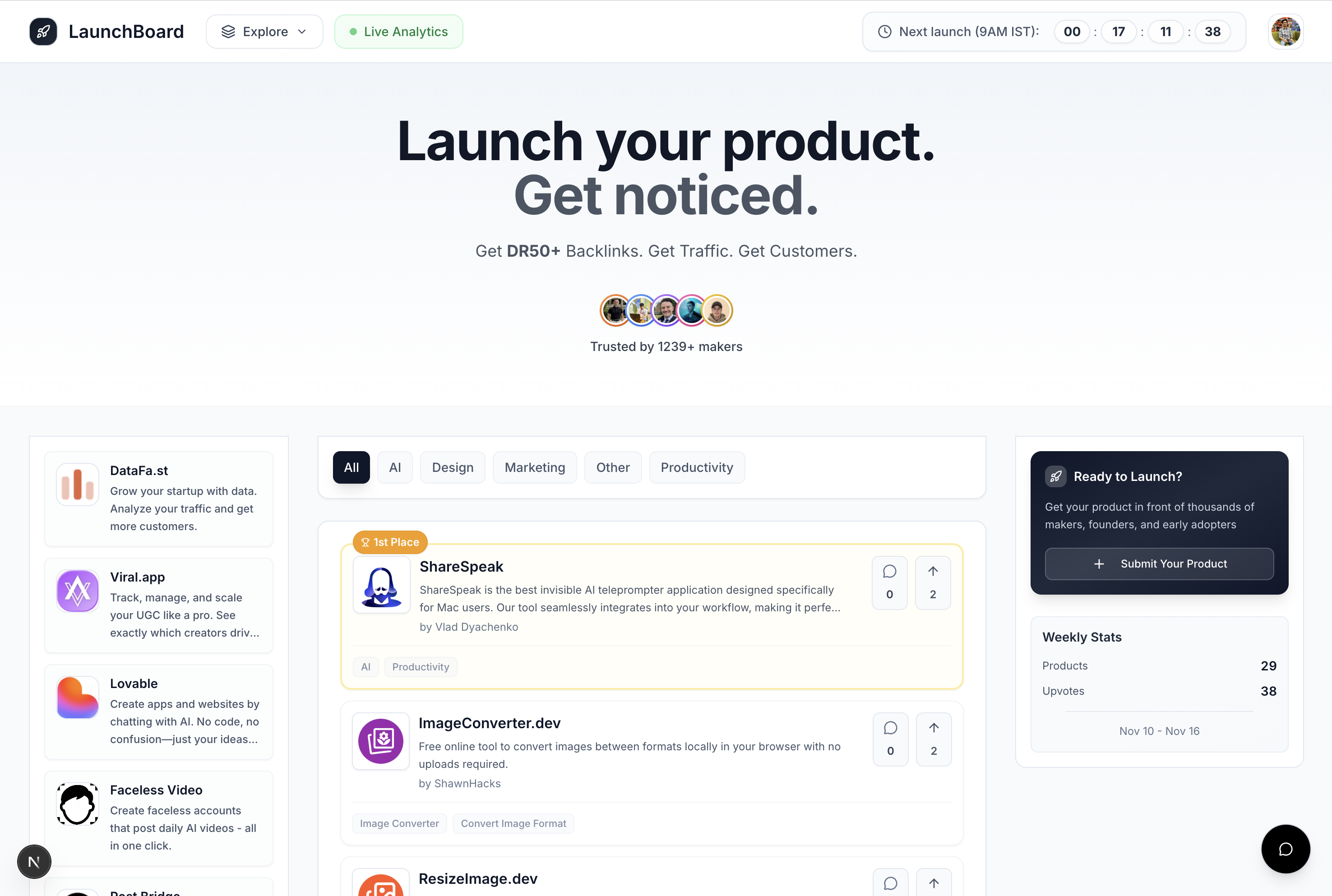 LaunchBoard gallery image