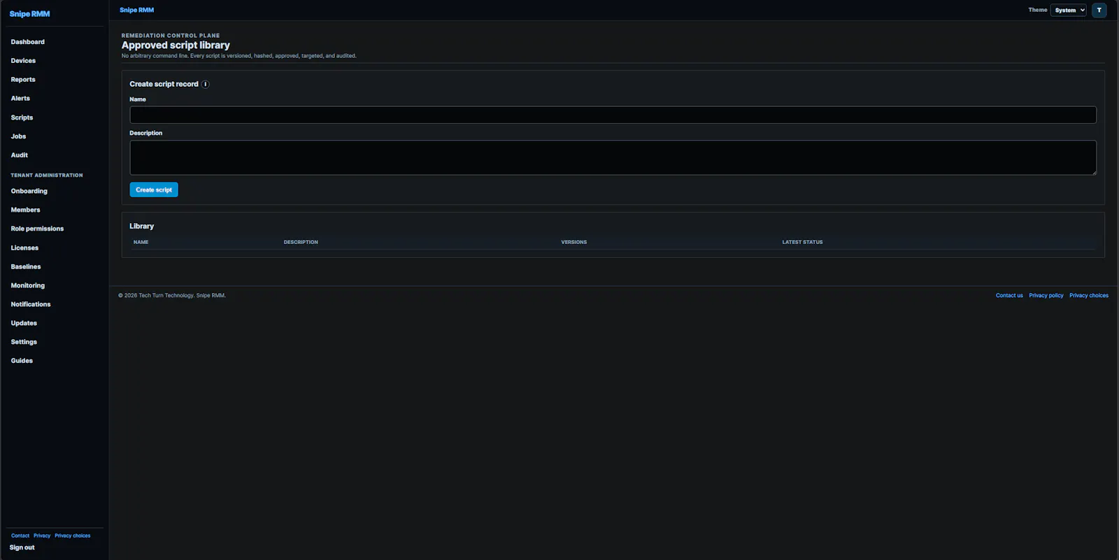 Snipe RMM screenshot 1