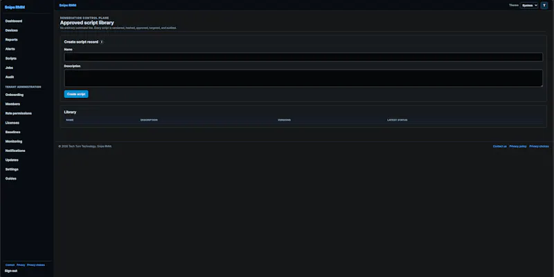 Snipe RMM screenshot 1