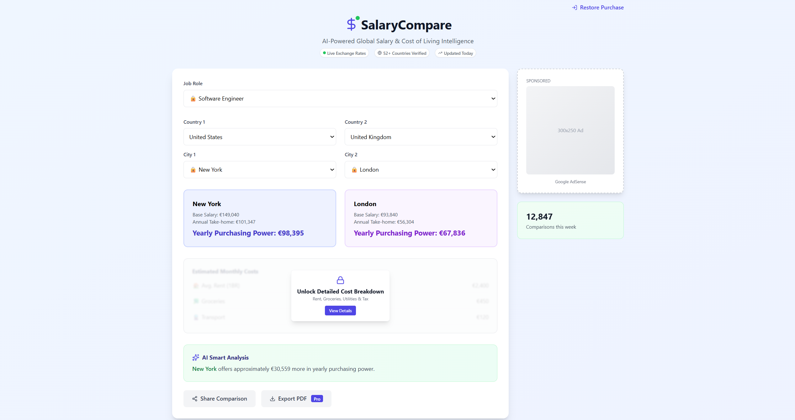 SalaryCompare gallery image